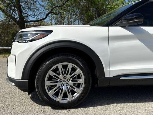 White 2026 Ford Explorer Platinum