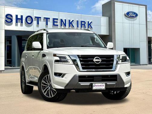Aspen White 2023 Nissan Armada SL