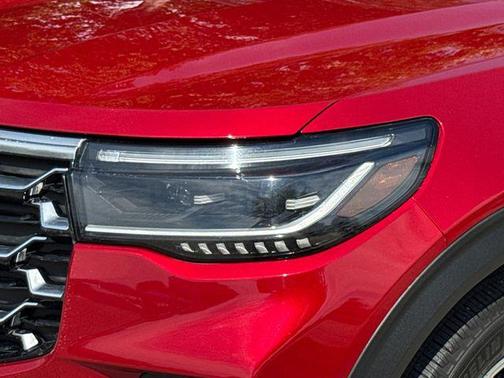 Red Metallic 2025 Ford Explorer Platinum