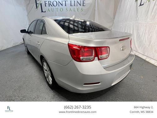 Silver 2013 Chevrolet Malibu LT Sedan 4D