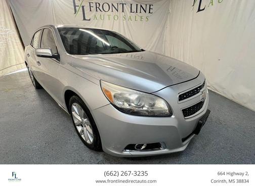 Silver 2013 Chevrolet Malibu LT Sedan 4D