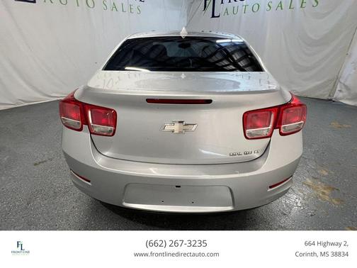Silver 2013 Chevrolet Malibu LT Sedan 4D