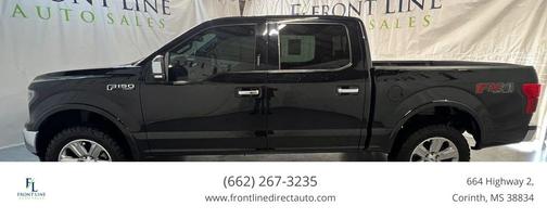Shadow Black 2018 Ford F-150 Lariat