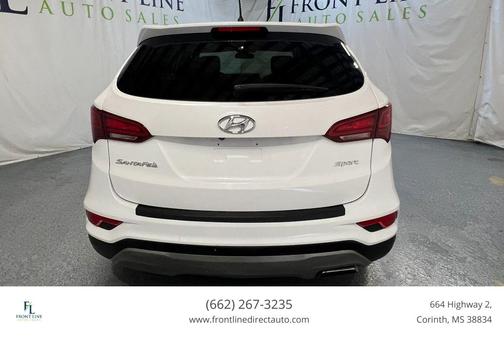 Pearl White 2018 Hyundai Santa Fe Sport 2.4L