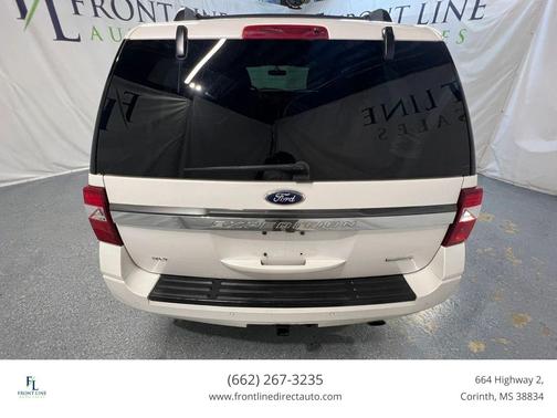 White Platinum Metallic Tri-Coat 2015 Ford Expedition XLT