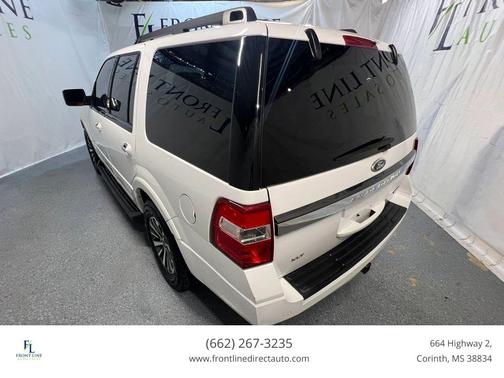 White Platinum Metallic Tri-Coat 2015 Ford Expedition XLT