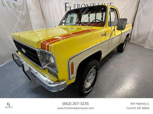Yellow 1978 Chevrolet Pickup Truck Base