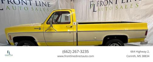 Yellow 1978 Chevrolet Pickup Truck Base