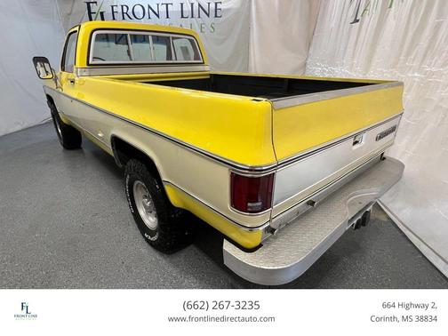 Yellow 1978 Chevrolet Pickup Truck Base