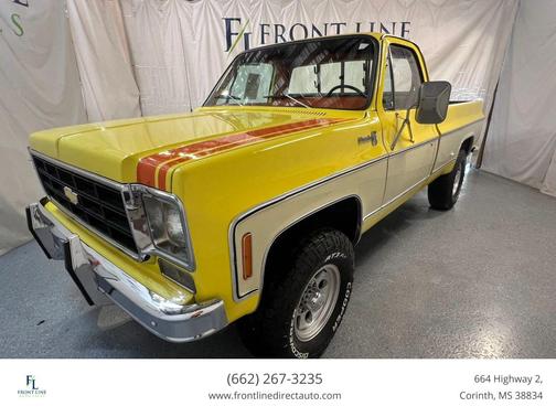 Yellow 1978 Chevrolet Pickup Truck Base