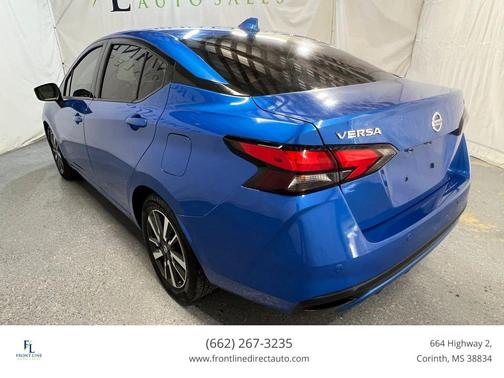 Electric Blue Metallic 2021 Nissan Versa 1.6 SV