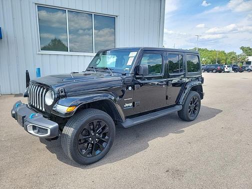 Black Clearcoat 2023 Jeep Wrangler 4xe Sahara