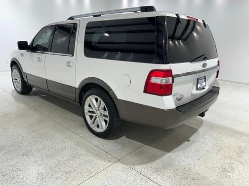 White Platinum Metallic Tri-Coat 2015 Ford Expedition EL King Ranch
