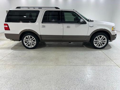 White Platinum Metallic Tri-Coat 2015 Ford Expedition EL King Ranch