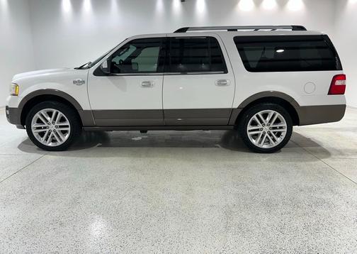 White Platinum Metallic Tri-Coat 2015 Ford Expedition EL King Ranch