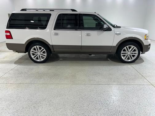 White Platinum Metallic Tri-Coat 2015 Ford Expedition EL King Ranch