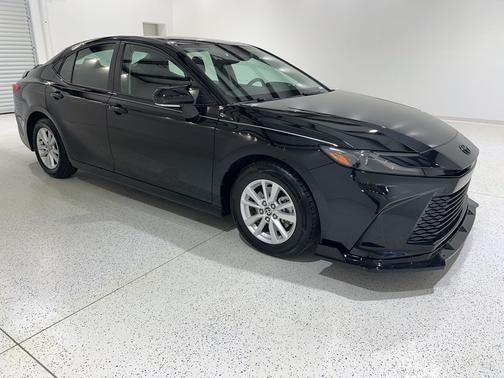 Midnight Black Metallic 2025 Toyota Camry LE
