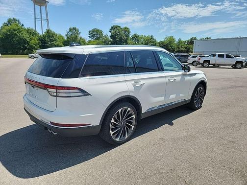 PRISTINE WHITE MET 3C 2025 Lincoln Aviator Reserve AWD