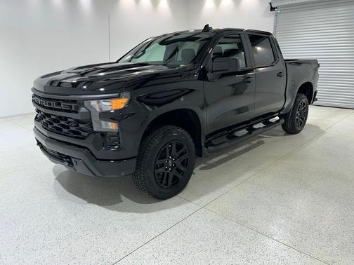 Black 2026 Chevrolet Silverado 1500 Custom Trail Boss