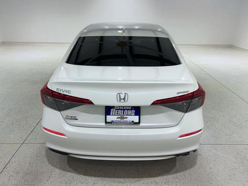 Platinum White Pearl 2024 Honda Civic Sport