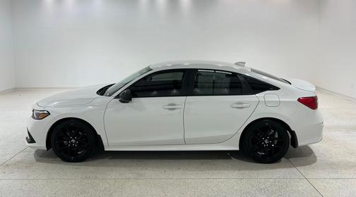 Platinum White Pearl 2024 Honda Civic Sport