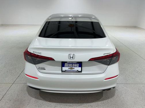 Platinum White Pearl 2024 Honda Civic Sport