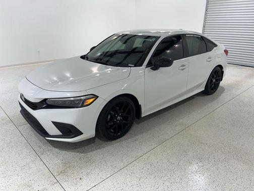 Platinum White Pearl 2024 Honda Civic Sport