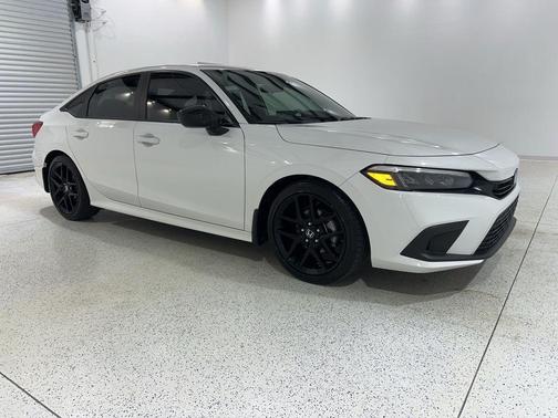 Platinum White Pearl 2024 Honda Civic Sport