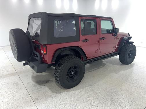 Deep Cherry Red Crystal Pearlcoat 2012 Jeep Wrangler Unlimited Rubicon