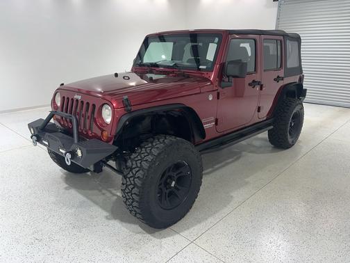 Deep Cherry Red Crystal Pearlcoat 2012 Jeep Wrangler Unlimited Rubicon