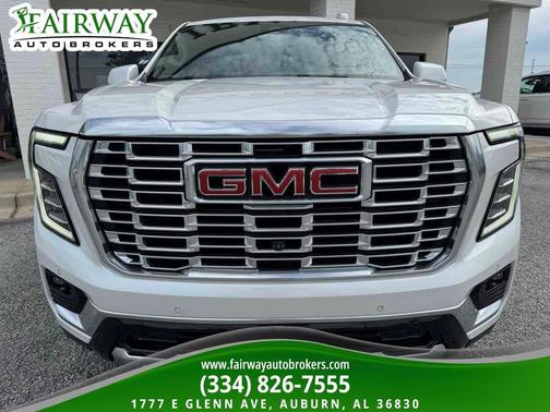 White Frost Tricoat 2025 GMC Yukon Denali