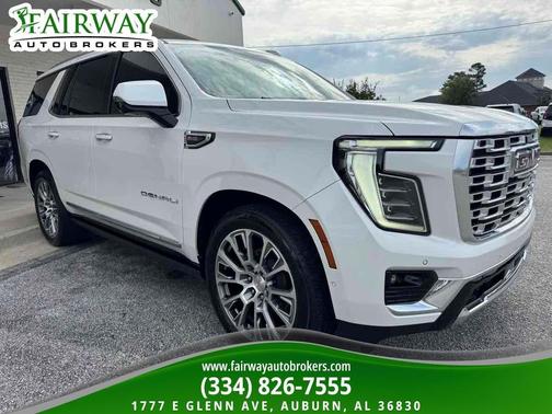 White Frost Tricoat 2025 GMC Yukon Denali