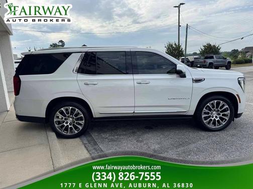White Frost Tricoat 2025 GMC Yukon Denali