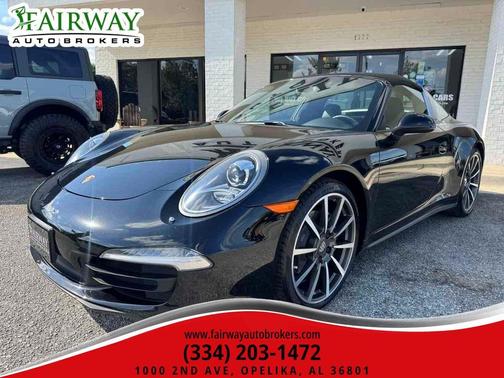 Black 2016 Porsche 911 Targa 4