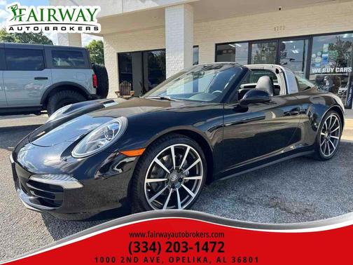 Black 2016 Porsche 911 Targa 4