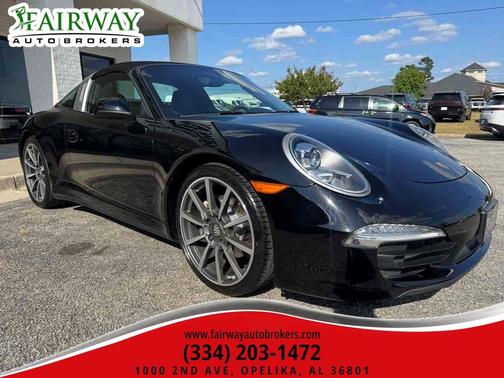 Black 2016 Porsche 911 Targa 4