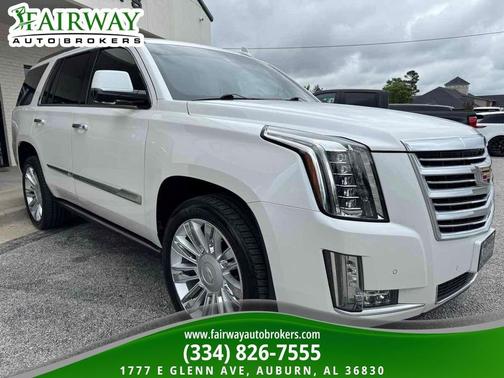 Crystal White Tricoat 2016 Cadillac Escalade Platinum