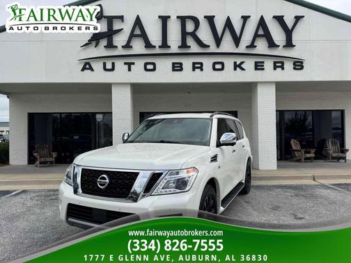 Pearl White Tricoat 2019 Nissan Armada Platinum