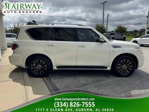 Pearl White Tricoat 2019 Nissan Armada Platinum
