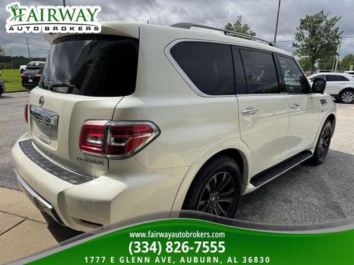 Pearl White Tricoat 2019 Nissan Armada Platinum
