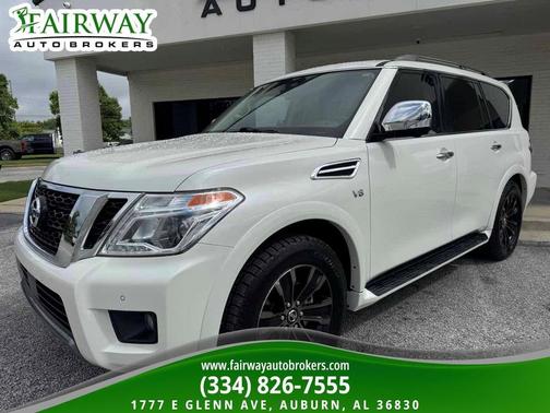 Pearl White Tricoat 2019 Nissan Armada Platinum