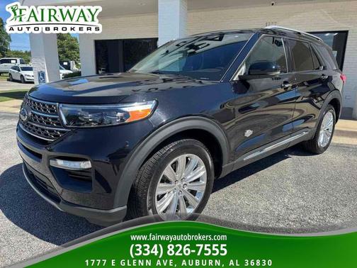 Agate Black Metallic 2023 Ford Explorer King Ranch