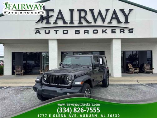 Granite Crystal Metallic Clearcoat 2024 Jeep Wrangler Sport S