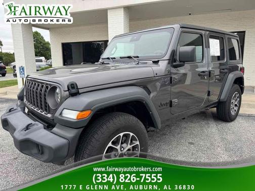 Granite Crystal Metallic Clearcoat 2024 Jeep Wrangler Sport S