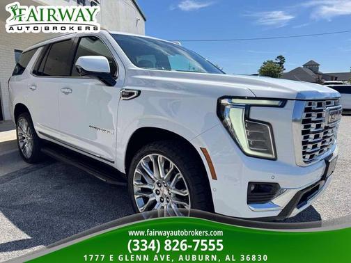 Summit White 2025 GMC Yukon Denali