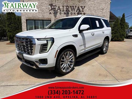 Summit White 2025 GMC Yukon Denali