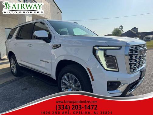 Summit White 2025 GMC Yukon Denali
