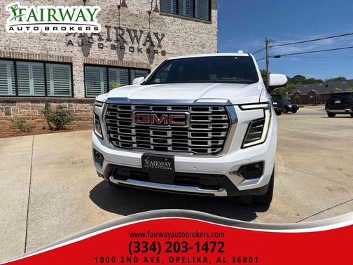 Summit White 2025 GMC Yukon Denali