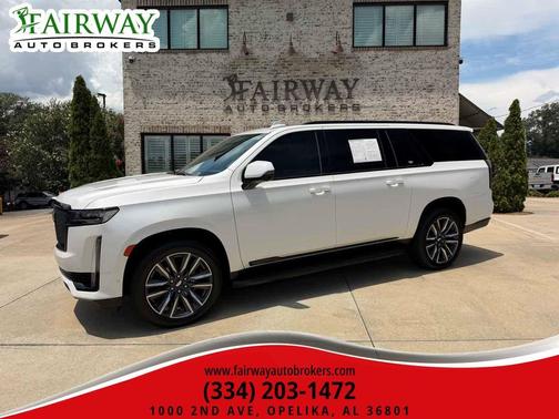 Crystal White Tricoat 2021 Cadillac Escalade ESV Sport