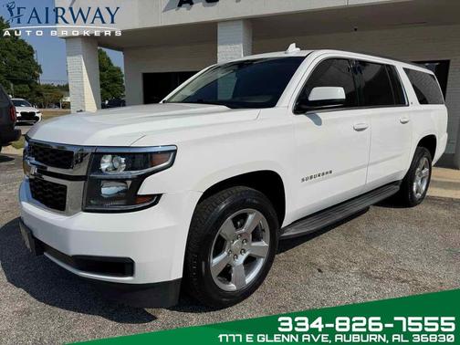 Summit White 2018 Chevrolet Suburban LT
